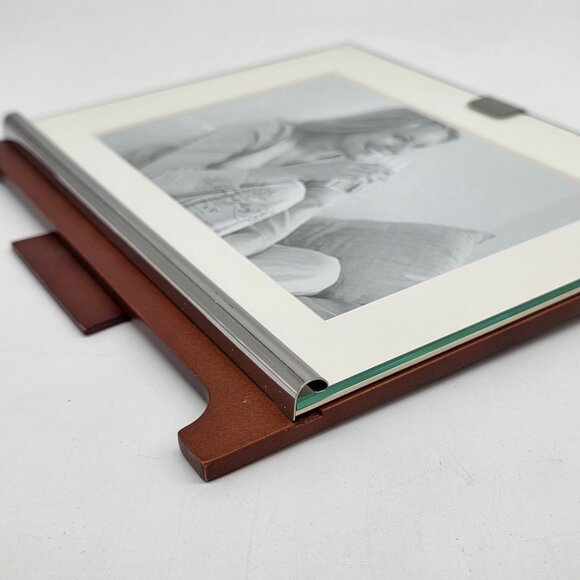 Gallery Solutions 7" X 5" Glass & Wood Picture Frame - Picture 8 of 9
